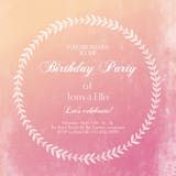 Diamond Dream - Invitación de Cumpleaños